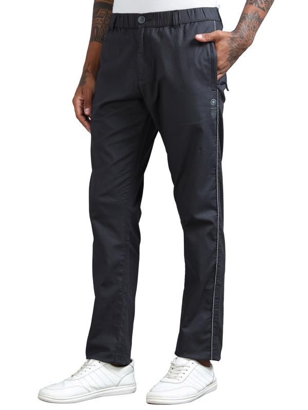 Men’s Regular Fit Cotton Lycra Solid Pyjama | Button Closure | Lounge Wear-image-38