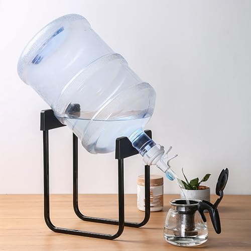 La Mejor Recopilación de Base para Garrafon de Agua Walmart - 5 favoritos. 40 YUYTE Soporte para Garrafón de Agua con Válvula Dispensadora, Base Estable y Antideslizante, Soporte Invertido para Botella de Agua de Gran Capacidad, Ideal para Hogar y Oficina
