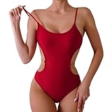 fulidngzg costume intero donna contenitivo sgambato piscina costume mare costumi mare hot curvy push up costume intero costumi piscina brasiliana imbottito vita alta costumi interi bikini