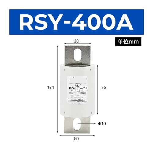 Fusible station de charge CC 400A 750V borne electrique rapide - 3