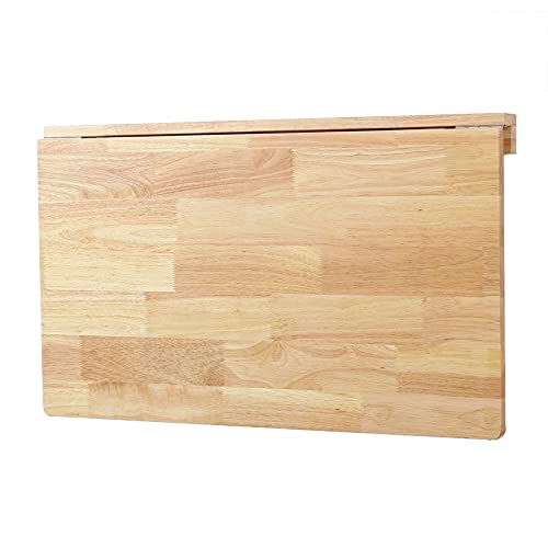 Mesa plegable de pared Plegable Montado en la Pared Mesa de Hojas de Gota, Ahorro de Espacio Tablas de Pared para Estudio/Cocina, Estación de Trabajo Portátil Colgante, Carga 30kg Cover