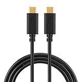 CableCreation Type C to Type C Cable(3A), 10ft USB C to USB C Fast Charge Cord 480Mbps, Compatible MacBook 12-inch, Essential Phone, Galaxy S10/S9/S9+, OnePlus 6 6T & More, 3M/ Black