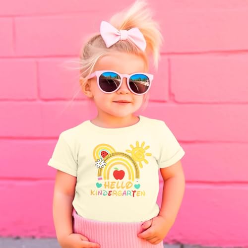 Image of Rollin Into Kindergarten Shirt Boys Girls First Day of Kindergarten T Shirts Little Kids Tee Top