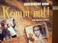 Komm mit!: Holt German Level 1: Assessment Guide 0030325277 Book Cover