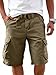 CLOAKA Kurze Hosen Herren Baumwolle Stretch Baggy Cargo Shorts Sommer Outdoor Casual Cargohose Herren Kurz mit Taschen