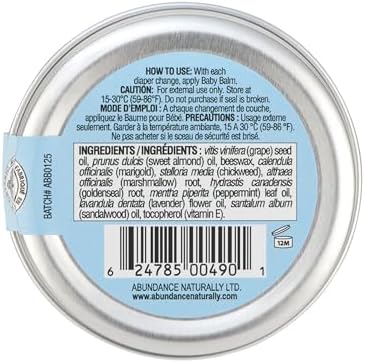 Abundance Naturally Baby - Abundance Naturally Baby Balm 56g — view 3