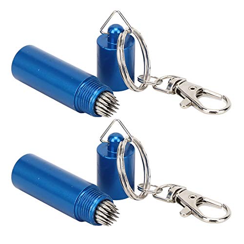 Alvinlite Billiard Cue Tip Shaper, Pool Cue Tip Aerator Pricker Snooker Club Head Special Repair Tool with Keychain Billiard Accessory #56 Snooker