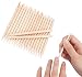 Floranea 50 Pcs Orange Wood Sticks for Nails Natural Double Sided Multifunctional Wooden Mini Cuticle Pusher Remover Tool Kit for Manicure Pedicure
