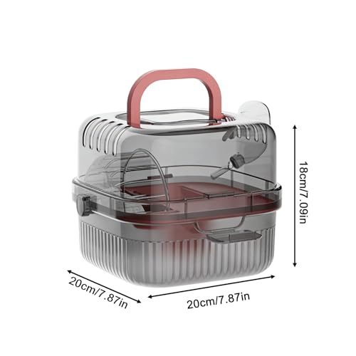 Transportador de hámster con rueda para paseos cómodos 3