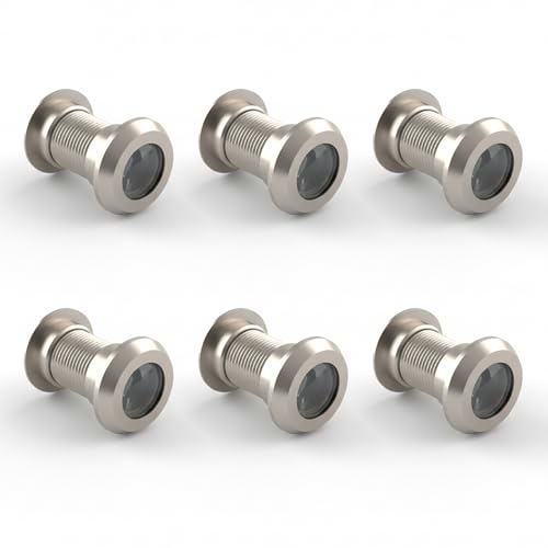 Image of Atlantic 180 Wide-Angle Door Eye Viewer for Main Door | S.S Finish Peephole | Pack of 6