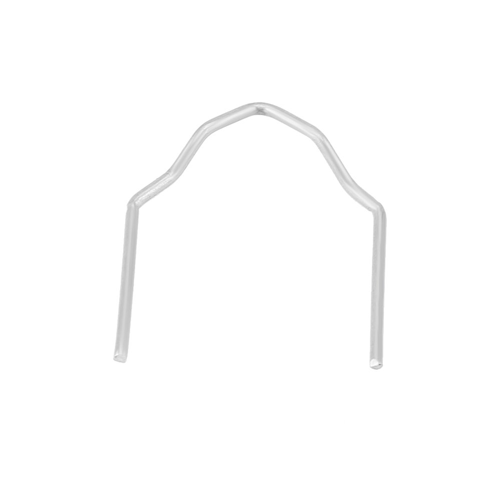 Keenso 100pcs 0.8mm Hot Staples Welding Staples, Car Auto Bumper Repair Pre Cut Bodywork Plastic Welding Staples Repair Tool Kit 3 Types Available(V 100pcs)