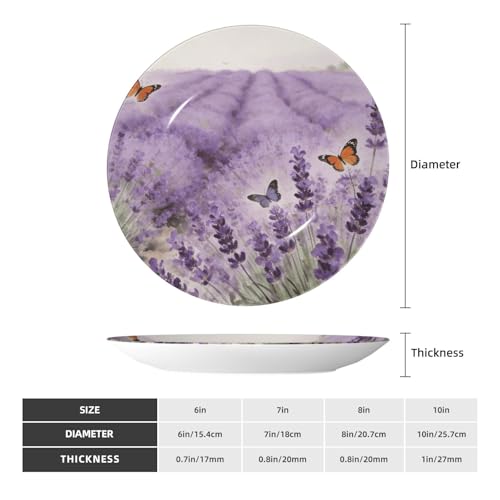 Plato decorativo Charm de porcelana oriental 10in miniatura 2
