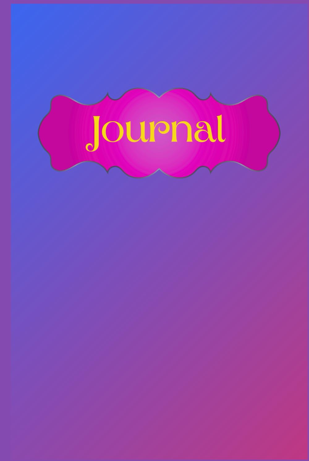 Notebook dégradé au design épuré | Journal d'écriture élégant de 200 pages pour stylos