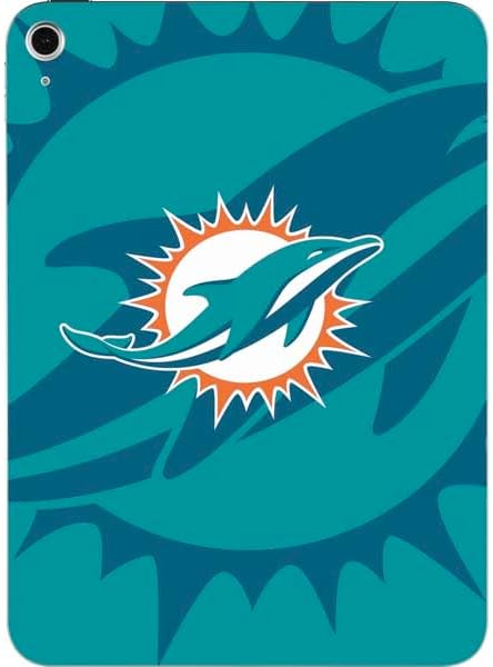 Skinit Decal Tablet Skin Compatible with iPad 11th Gen (2025) - Officially Licensed NFL Miami Dolphins Double Vision Design
