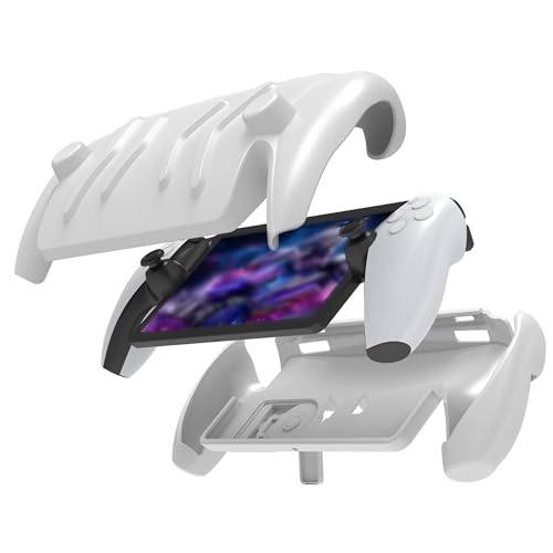 Image of Protective Cover Case for Playstation Portal with Front Cover and Kickstand DOBEWINGDELOU Accessories Protector Case with Stand Shock-Absorption Non-Slip Anti-Scratch