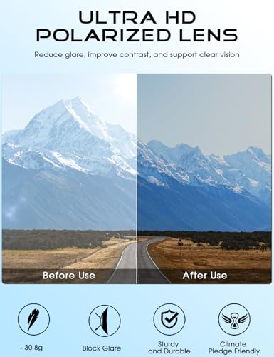 ATTCL Mens Polarized Sunglasses for Men Sunglasses (pack of 1)