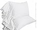 Queen's House White Pillowcases Queen Size Set of 2-Style G