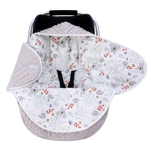 Einschlagdecke Babyschale für Winter Buggy Schlafsack Universal Fußsack Babydecke Baumwolle Baby Pucksack für Kinderwagen Autositz 3-12 Monate (Koala M (3-12M)) Einschlagdecke Babyschale für Winter Buggy Schlafsack Universal Fußsack Babydecke Baumwolle Baby Pucksack für Kinderwagen Autositz 3-12 Monate (Koala M (3-12M))