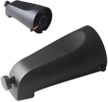 Mixet Slip on Diverter Tub Spout Fit 5/8 OD Pipe 1/2" Nominal, 5-1/2" Long 1-1/2" Minimum to 2-1/2" Maximum, Easy to Install, Matte Black