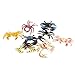 TOYANDONA 8pcs 8pcs Realista Cangrejo Realista Océano Animal pequeño Cangrejo Figuras de Juguete Educativo para niños niños