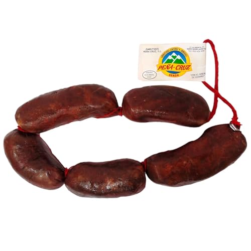 PEÑA CRUZ Morcilla de Serón: Dulce, Picante y Bola Picante – 360g / con Productos de Almería/Envío Refrigerado – Elaboración Tradicional y Sin Gluten (1 PIEZA, Morcilla Bola Picante)