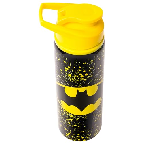 Image of Silver Buffalo Batman Logo, Stainless Steel Water Bottle, 25oz | 0.74 Liters