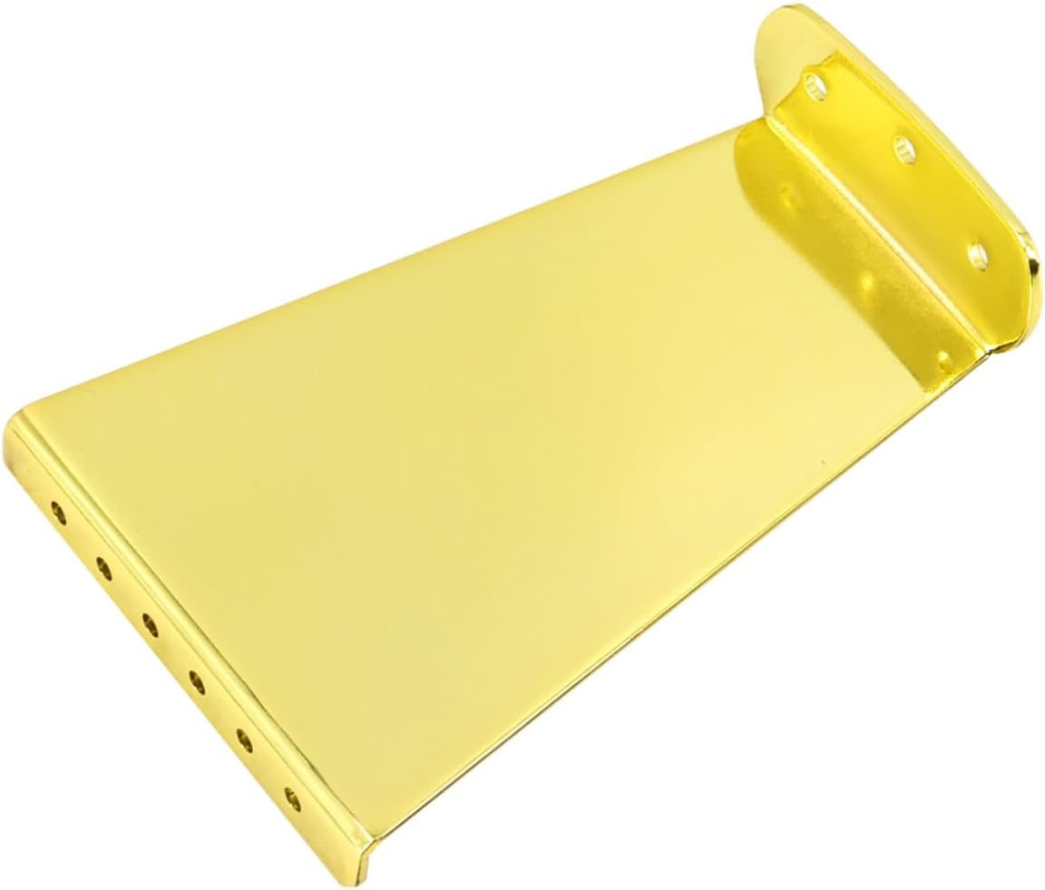 Mikinona Guitar Tailpiece Replacement for String Jazz Electric Guitar Durable Bridge Tailpiece Easy Installation Compatible with Electric Guitar Parts