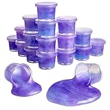 Playbees Purple Frozen Princess Slime Mini Slime Party Favors,Pink, Purple, and White Colors for Sensory Fun, Stress Relief, Travel Sized, Classroom Prize, Activity DIY, Ages 3+ 24 Pack