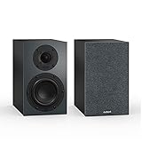 Nubert nuBoxx B-30 | Schwarze Kompaktlautsprecher mit Grauer Front | 2 Stück Passivboxen | Für Moderne Wohnzimmer | Kompakte Regallautsprecher | Lautsprecher bis 51 Hz (-3dB) | Ideal & Musikliebhaber
