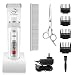 AFBEST Dog Grooming Clippers, Low Noise Rechargeable Cordless Dog Clippers, 3-Speed Professional Dog Clippers with 2 Charge Modes, LCD Screen Indication Intelligent Protection