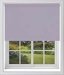 Caecus Lavender Blackout Roller Blinds Made To Measure Window Blinds Easy Fit Child Safe Thermal Properties Home Office Fitting Included Up To 60cm Width x Up To 160cm Drop