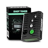 ZOHAN Shooting Timer Competition - Upgraded Sensitive Shot Timers for Shooting with Improved Loud Buzzer, Practice, RO use, 4 Shooting Modes, Come with Longlife Battery, Backlight Screen, Belt Clip