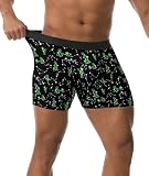 Anhlfyu Mens Boxer Briefs Funny Underwear Boxers Fun Novelty Underwear Boxer Briefs Funny Pose Neon Green XL