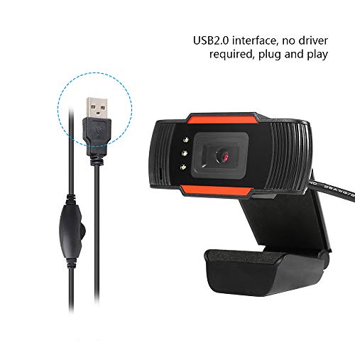 Andoer HXSJ A870C3 USB Webcam 480P de alta definição com foco fixo e câmera de computador Microfone