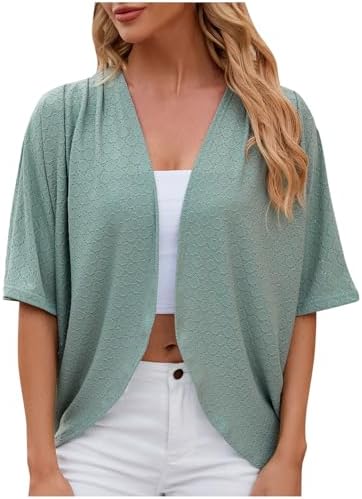 2024 Spring Summer Cardigan for Women Casual Half