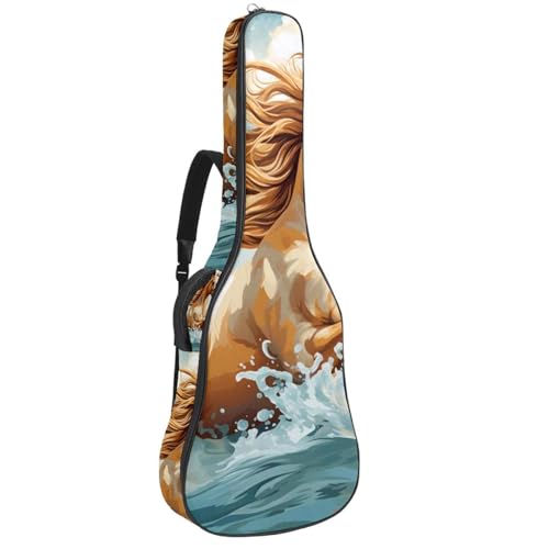 Sac pour guitare acoustique imperméable multicolore housse 41 pouces