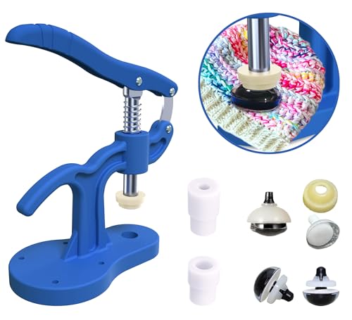 GEOCCI Safety Eye Tool Large Size Safety Eye Install Tool for Amigurumi Crochet & Stuffed 5-45mm Animal Eyes Making Supplies Tool It is More Helpful for Large Special Safety Eyes1PCS