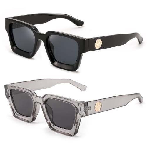 Image of FEISEDY Vintage Small Sunglasses Oval Slender Metal Frame Candy Colors B2277
