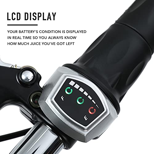 Viribus 3 Wheel Electric Bike for Adults with 250w Motor, Bike Tube, Removable 36V 10Ah Lithium Battery, Adult Tricycle with Adjustable Cruiser Bike Seat and Bike Basket, Exercise Bike