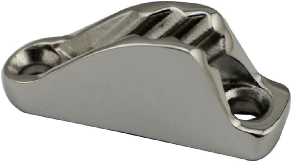 balacoo 3pcs Stainless Steel Sailboat Cleat Holder for Rope Management Buffer Device for Tensioning Yacht Ropes for Sailing and Mooring