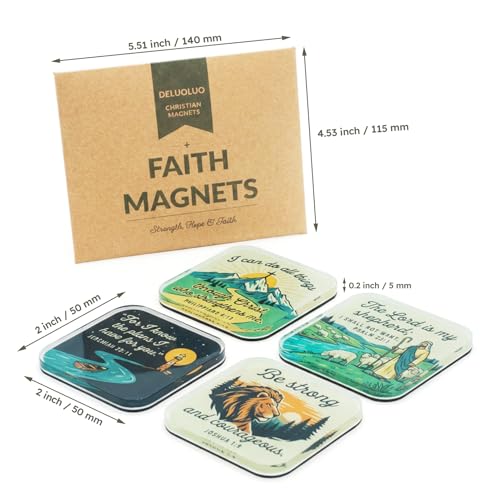 4 Imanes Cristianos para Refrigerador de Acrílico miniatura 6
