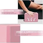 9"x6"x3" Yoga Blocks, Soft Non-Slip Surface Premium Foam Blocks, Supportive, Lightweight, Odor Resistant, Yoga Accessories for Pilates Meditation General Fitness Stretching Toning - Image 3