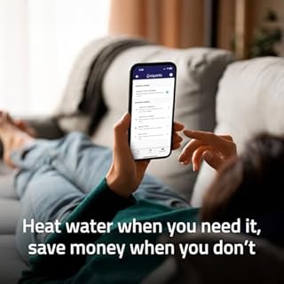 Aquanta Digital Water Heater Timer. WiFi Smart Water Heater Controller. Reduce Electricity Waste. Installs in Minutes, No Plumbing Required. for Electric Water Heater, Leak Sensor Included