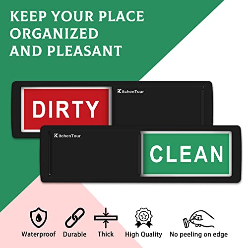 image for K KitchenTour KitchenTour Clean Dirty Dishwasher Magnet - Upgrade Supe