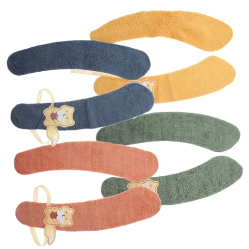 VILLCASE Washable Plush Toilet Seat Mats Fuzzy Cushion Covers Non-slip Quick Dry Easy to Install Soft Seat Pads