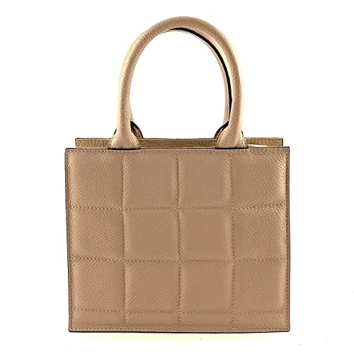 Sac à bandoulière en cuir matelassé idéal pour un usage quotidien Poudre