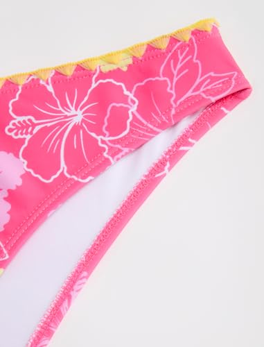 Image of ZAFUL Women Halter Dual Straps Whip Stitch Floral Triangle Bikini Swimsuits