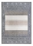 Morgenland Gabbeh Teppich - Loribaft Softy - 240 x 170 cm - grau