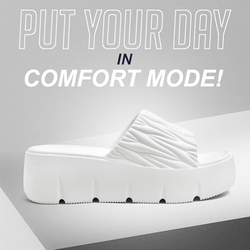 Image of EVA Women Slider | Lightweight Cushioned Slip-On Slides | Anti-Skid, Water-Friendly, Quick-Dry | Indoor /Outdoor Comfort