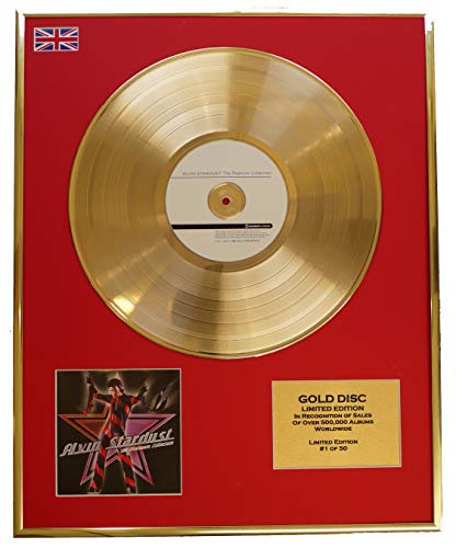 Alvin Stardust Cd Gold Disc Record Limited Edition The Platinum Collection